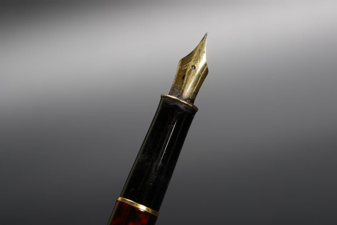 PARKER パーカー SONNET ソネット 万年筆 18Kニブ 赤黒マーブル