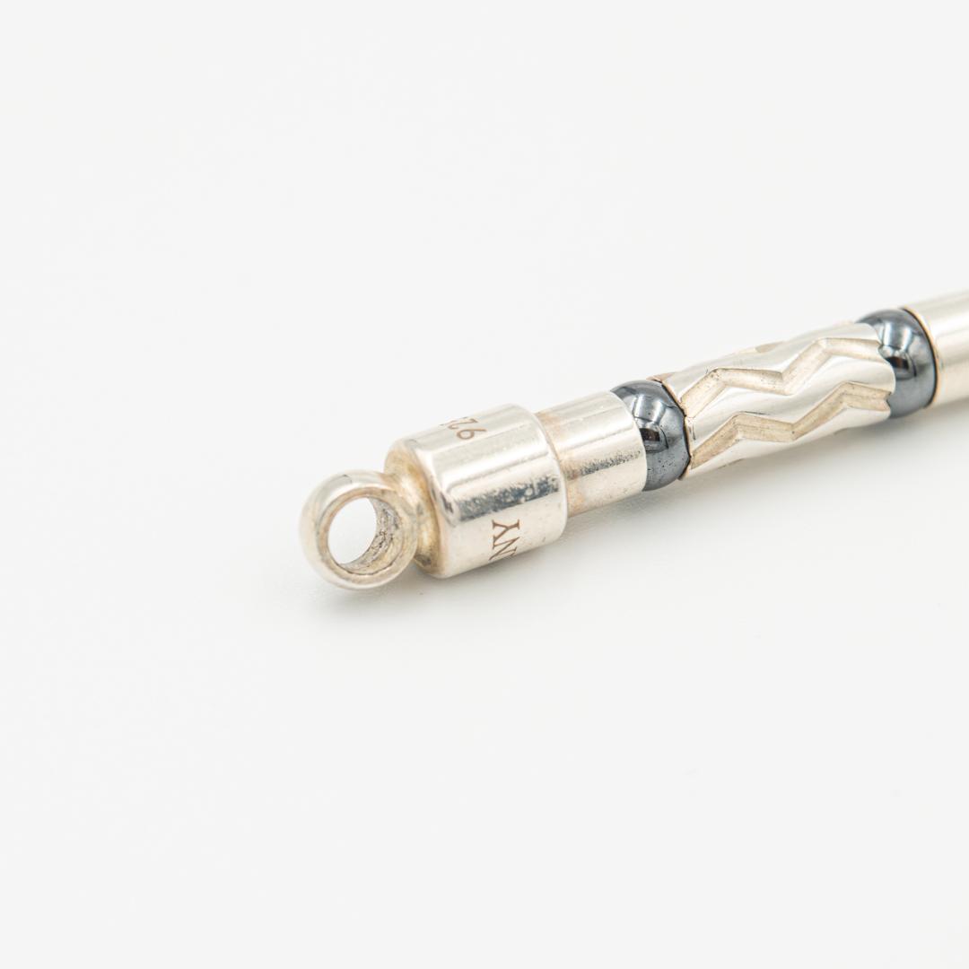 ティファニー エッチド ブレスレット アズテック ジグザグ 19.6cm