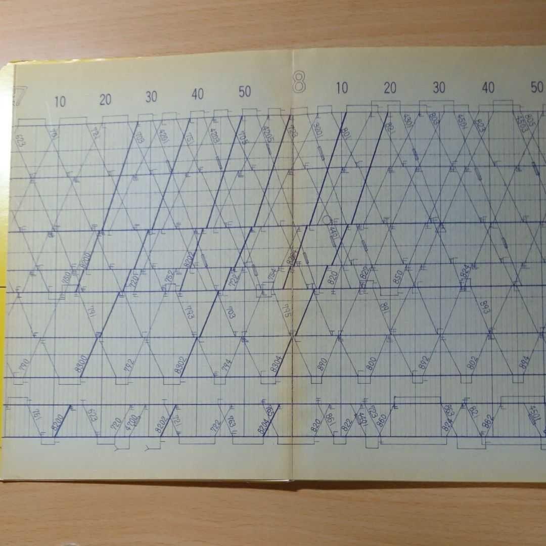 阪急列車運行図表 20種類まとめ売り