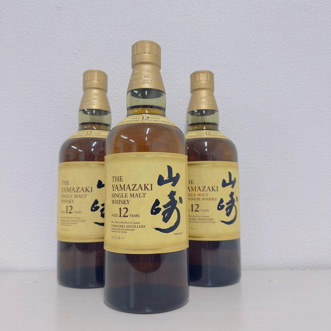 山崎 12年 サントリーシングルモルトウイスキー 43度 700ml 1本あたり