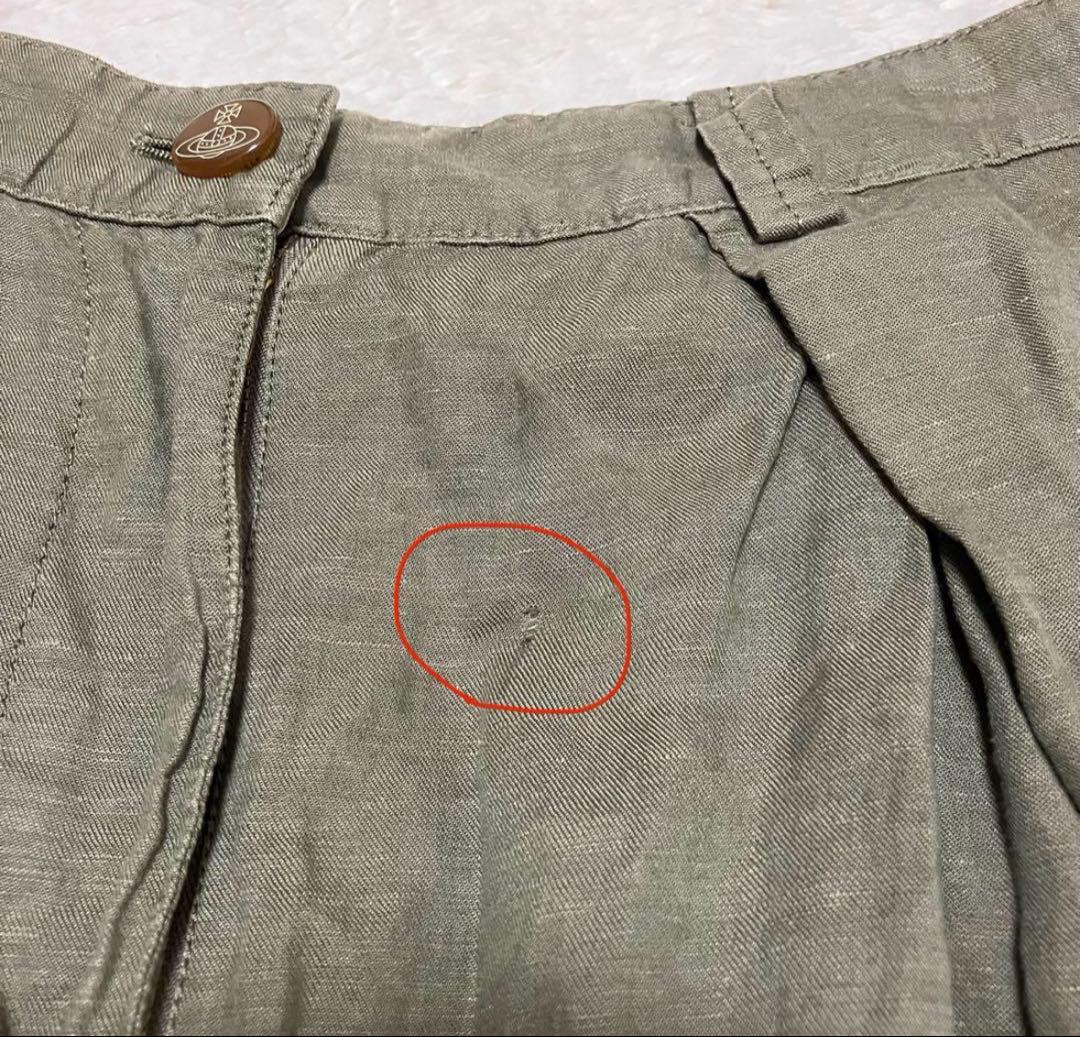 新品　ヴィヴィアンウエストウッド リネン混 サルエルパンツ