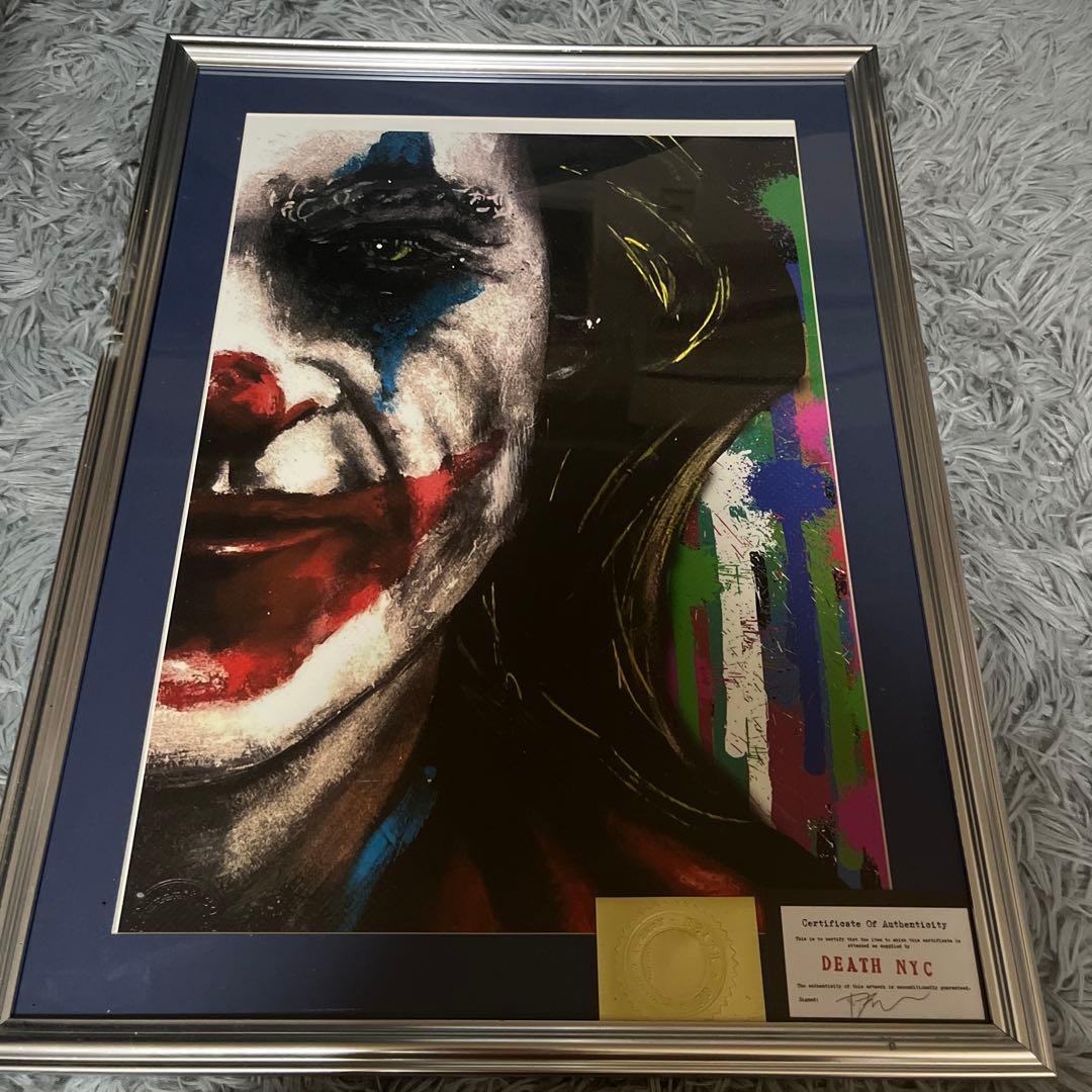 Joker アートプリント DEATH NYC 認証書付き
