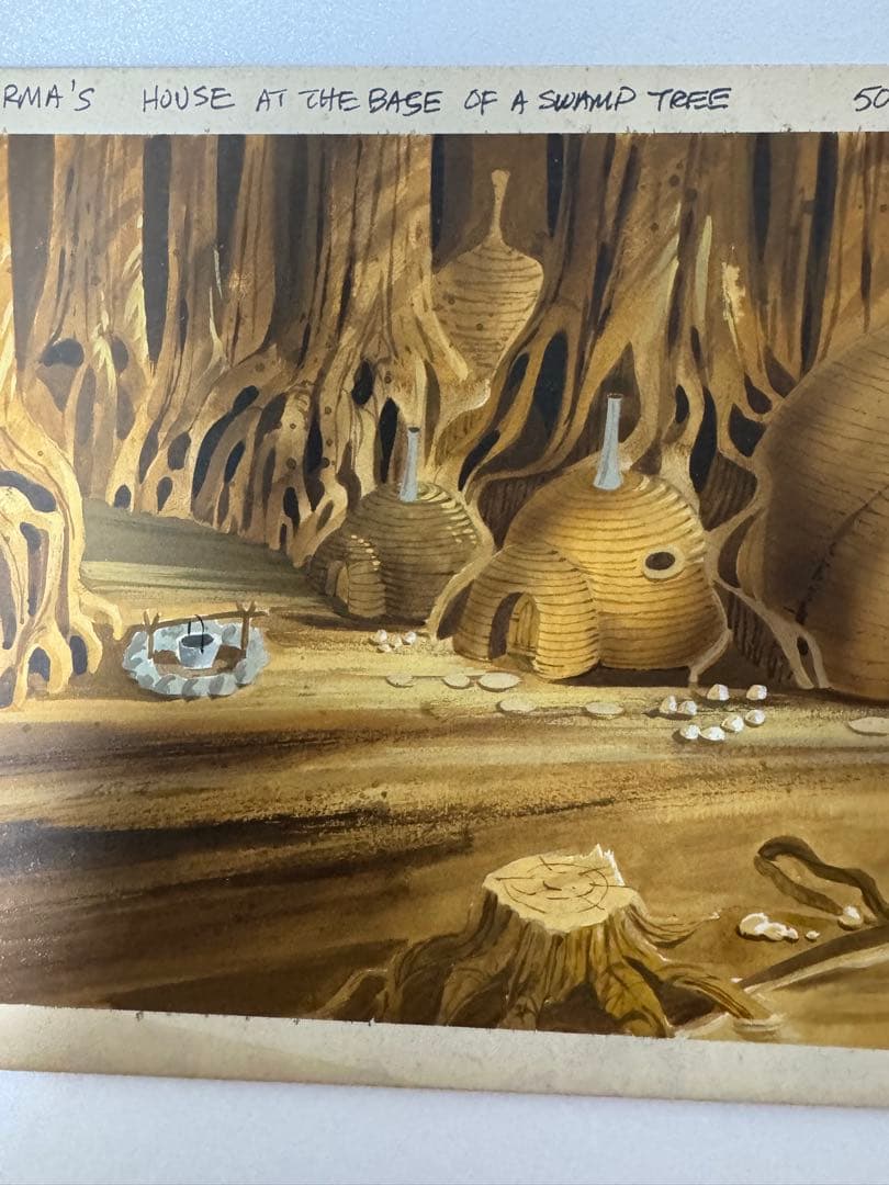 アニメ マペット・ベイビーズ 背景画 直筆