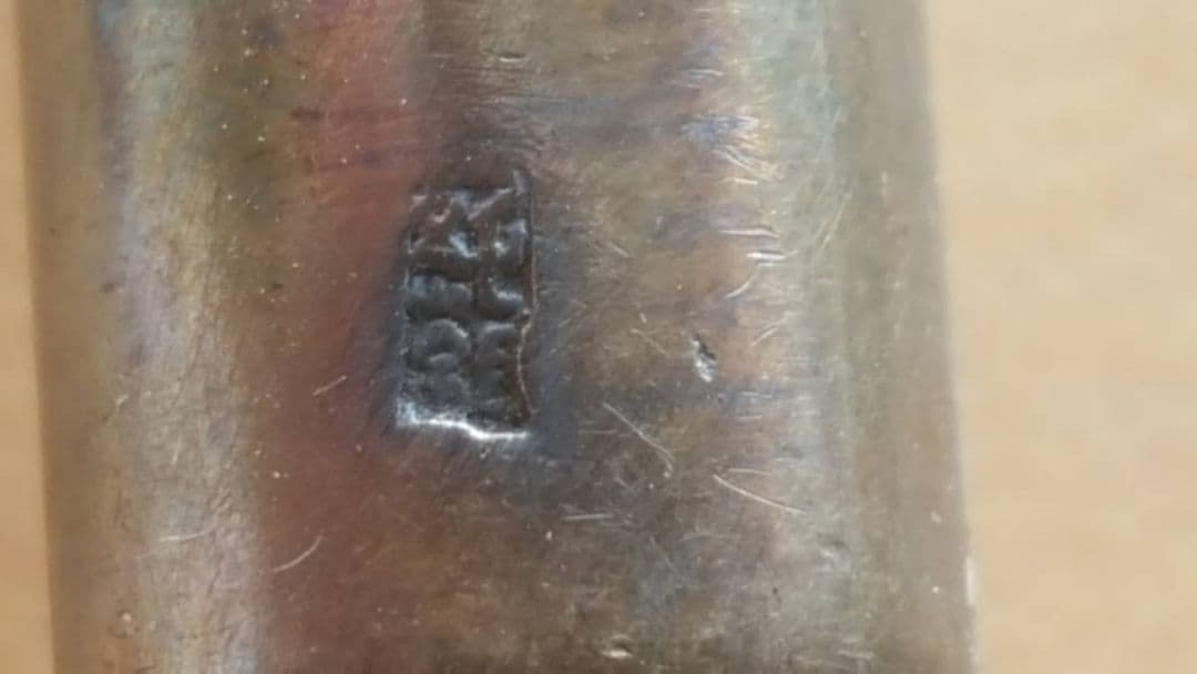 AKa6844　純銀　古い　煙管　キセル　当時物