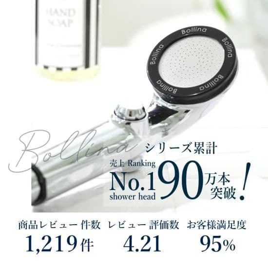 ボリーナ リザイア マイクロバブル シャワーヘッド（TK-7150-SL）