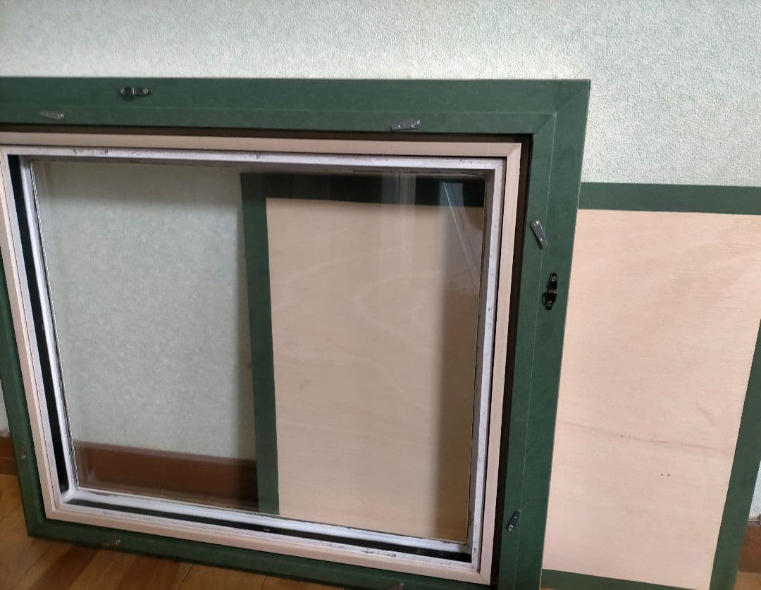 額縁　仕上げ銀　佛頭　F8号　アンテーク　展示会