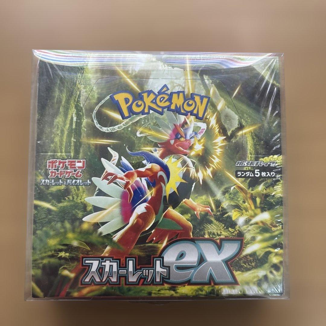 プ*ン様 ポケモンカード　スカーレットex 未開封　シュリンク付き