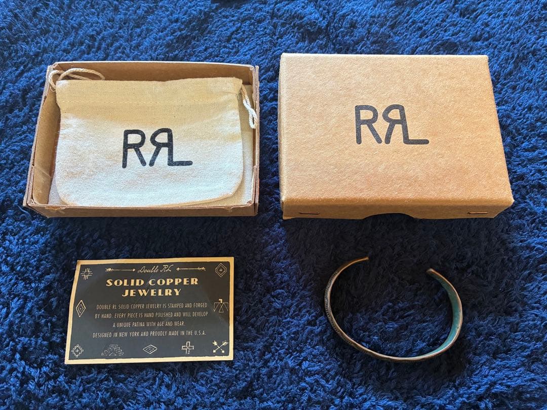 RRL バングル ブレスレット 純銅ジュエリー ダブルアールエル 正規品