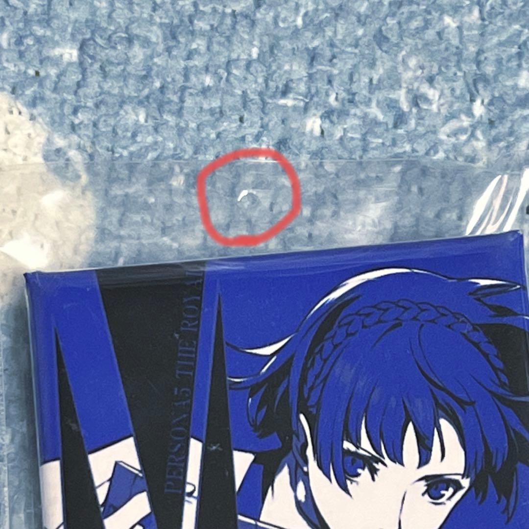 ペルソナ5 マルイパレス スクエア缶バッジ 新島真