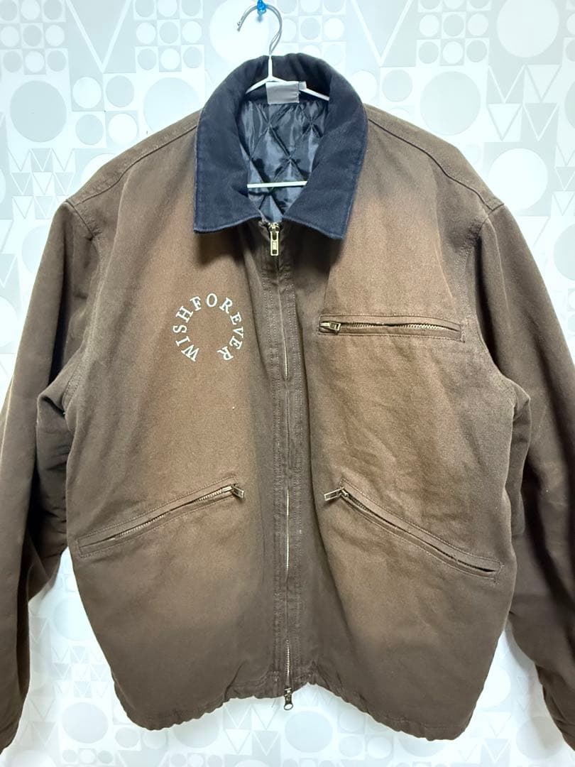 ブラウン ネイビー ジャケット