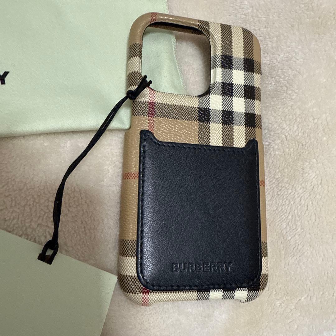スマホアクセサリー Burberry iphone14pro case