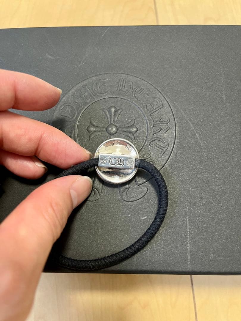 【原本購入証明書】クロムハーツCHROME HEARTS クロスボール ヘアゴム