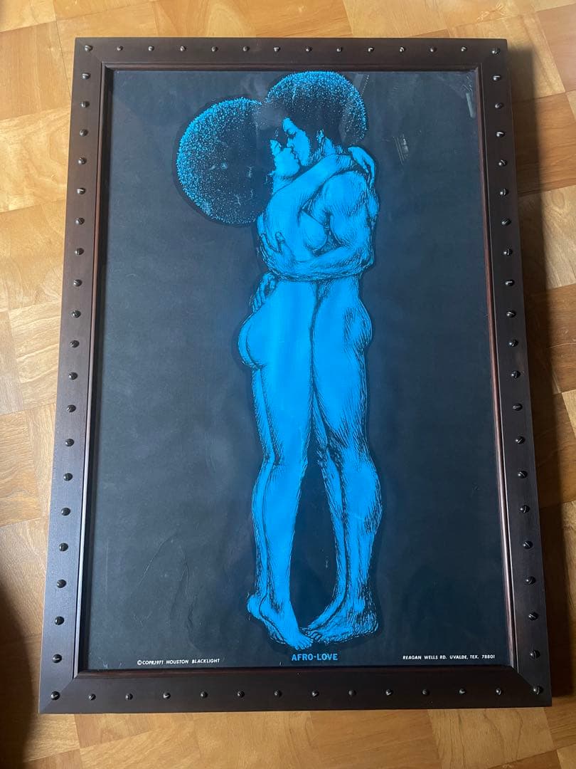 アメリカ1970年代　ポスター額装付き