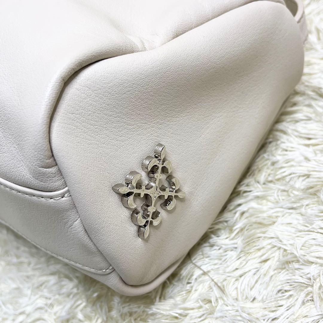 ★新品タグ付き★ソフトレザーロールショルダーバッグ russet ラシット