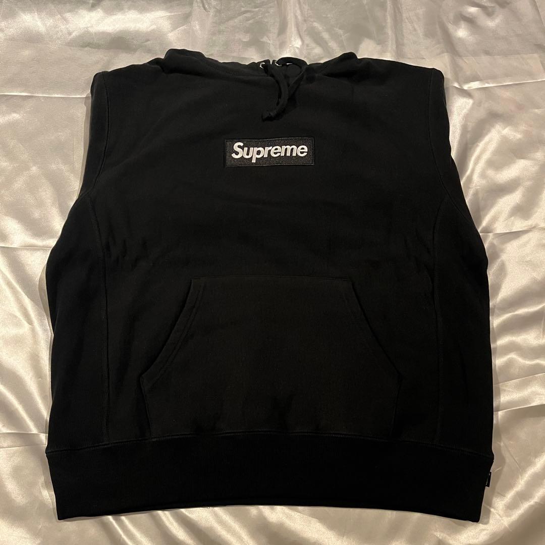 Supreme シュプリームBOX ブラック フーディー Mサイズ