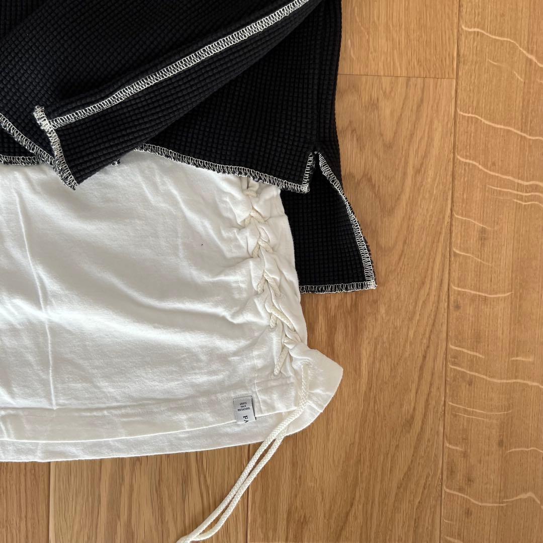 FACETASM レースアップタンクトップ