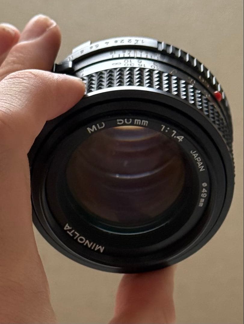 【ジャンク】MINOLTA X-700、MD 50mm F1.4