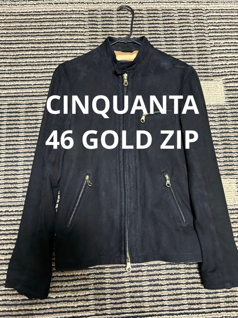 CINQUANTA /スエードライダース/ゴールドジップ46