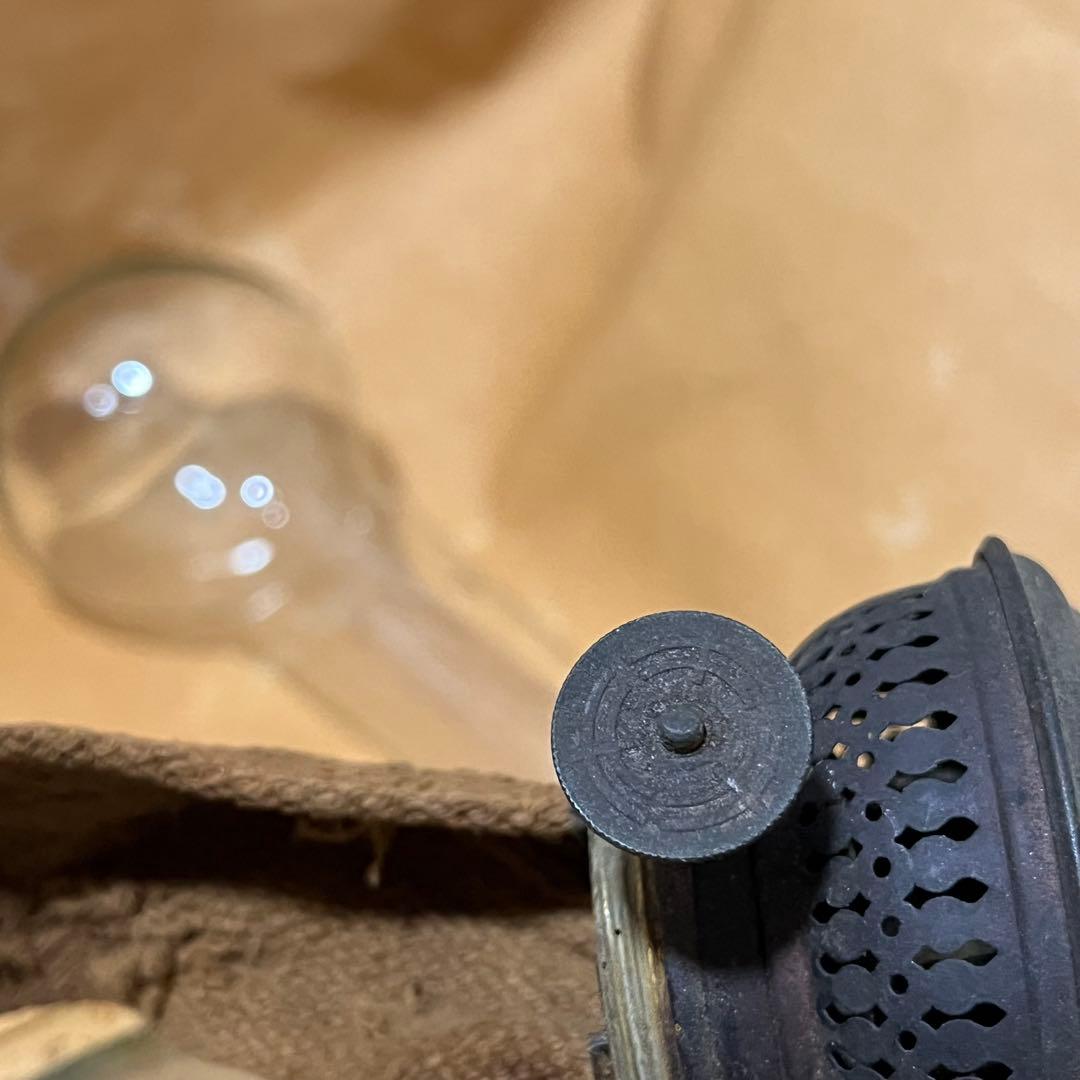 骨董 明治時代 石油ランプ　洋燈