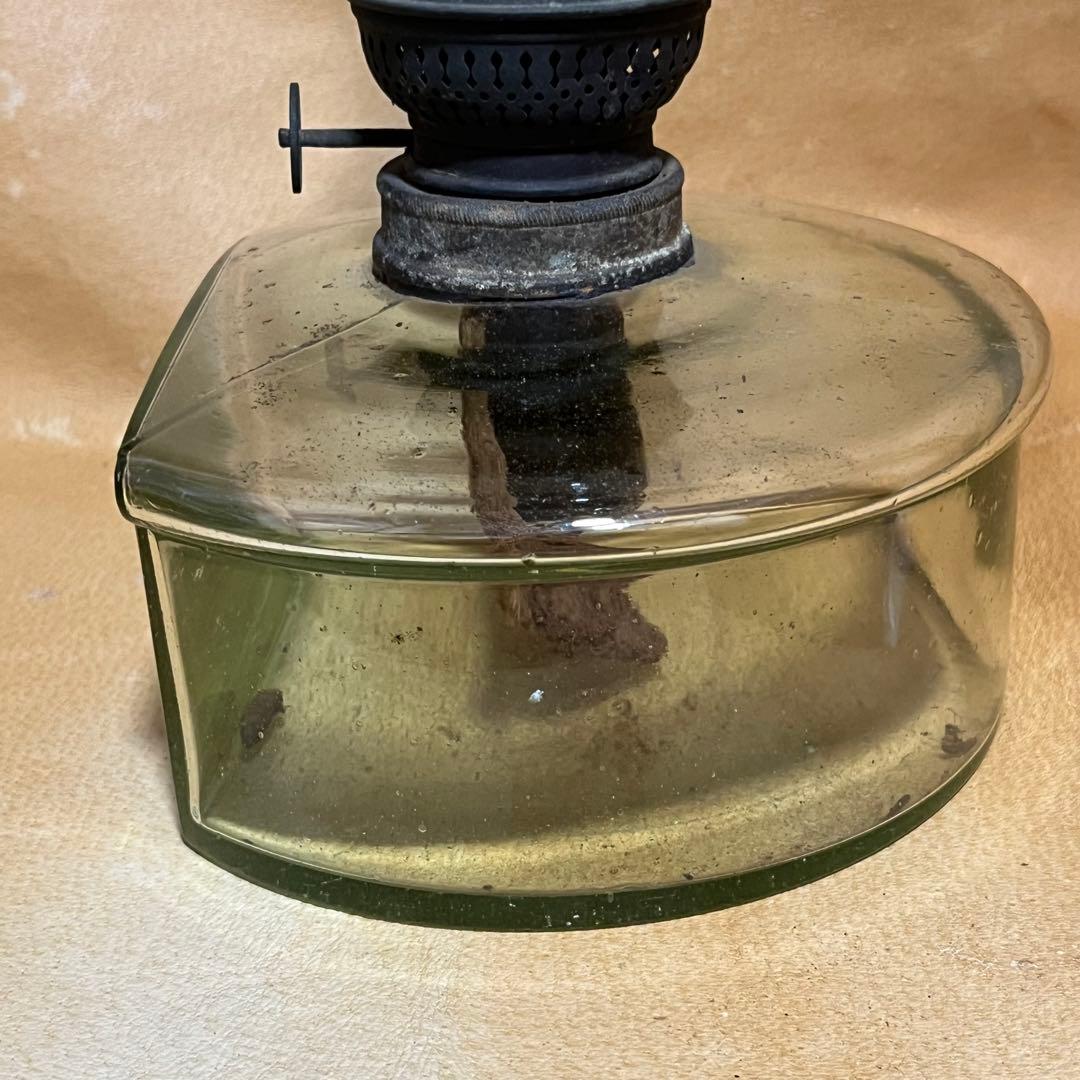 骨董 明治時代 石油ランプ　洋燈