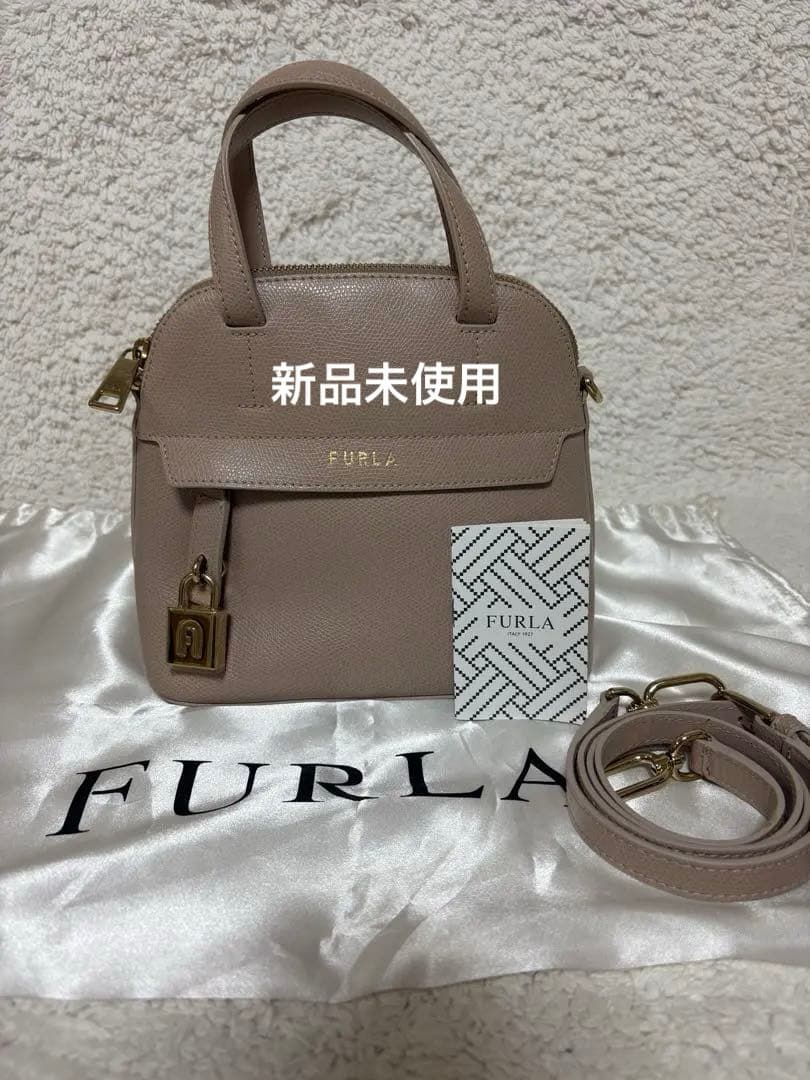 【新品未使用】フルラ　新型パイパー　現行　グレイッシュピンク