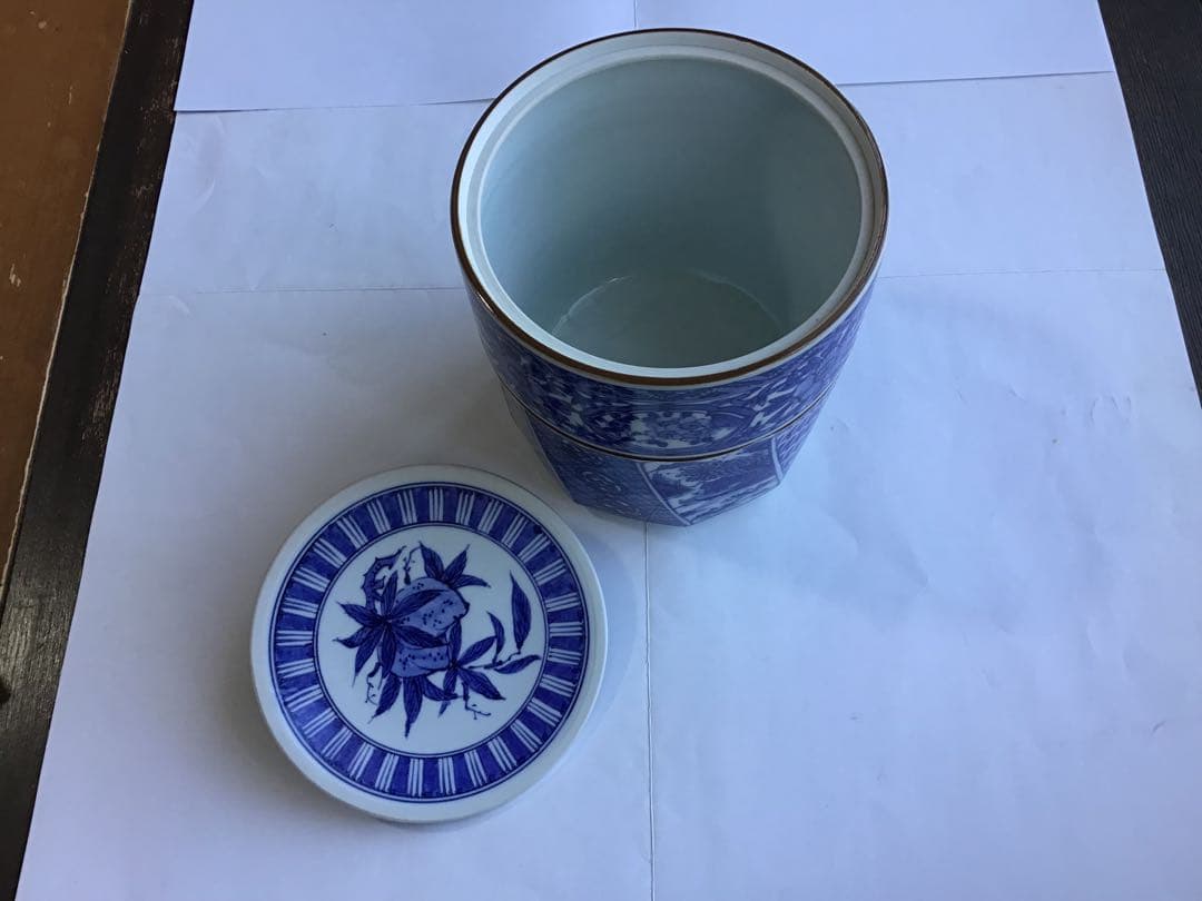 茶道具　祥瑞写　腰捻　水指　和楽庵　高野昭阿弥　作　共箱入