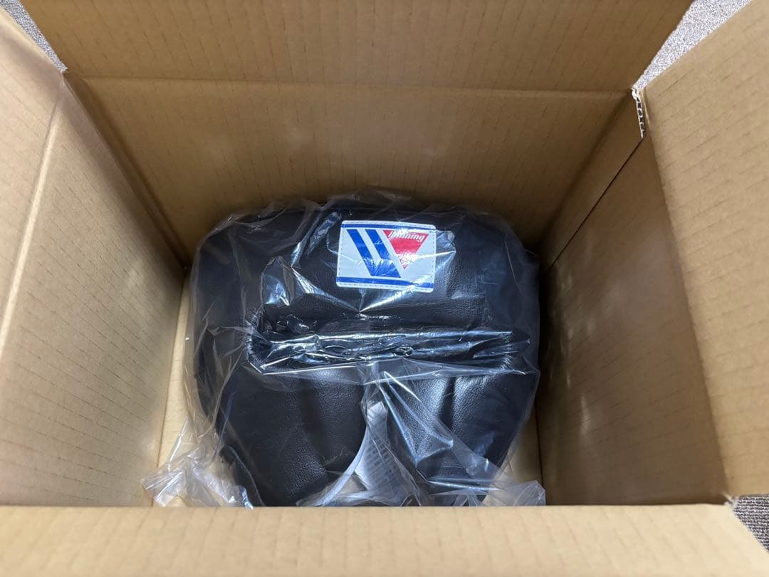 winning ウイニング　ヘッドギア ブラック　Lサイズ