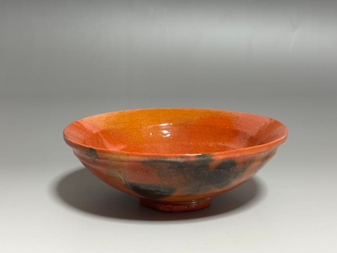 嶋台茶碗　11代楽吉左衛門（慶入）作　弘入識箱