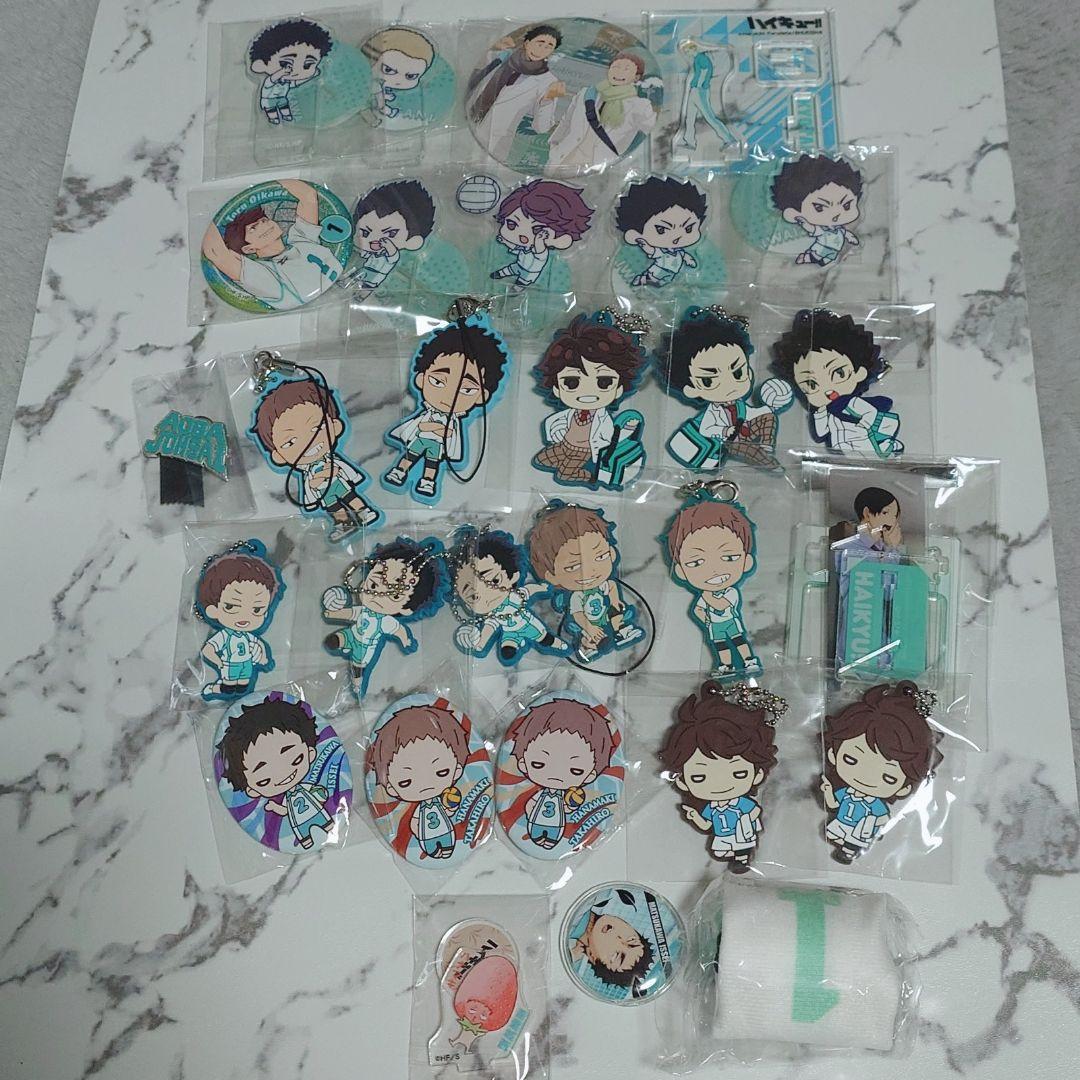 ハイキュー 青葉城西 青城 缶バッジ ラバスト