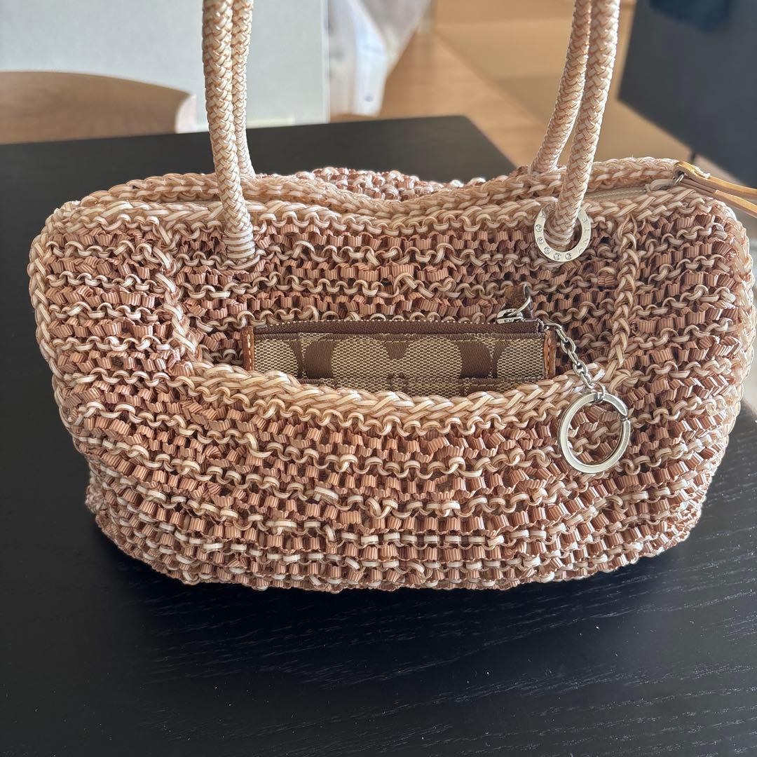 アンテプリマ　レア　ミニボストン❗️ファスナー付き　マチあり　円柱型