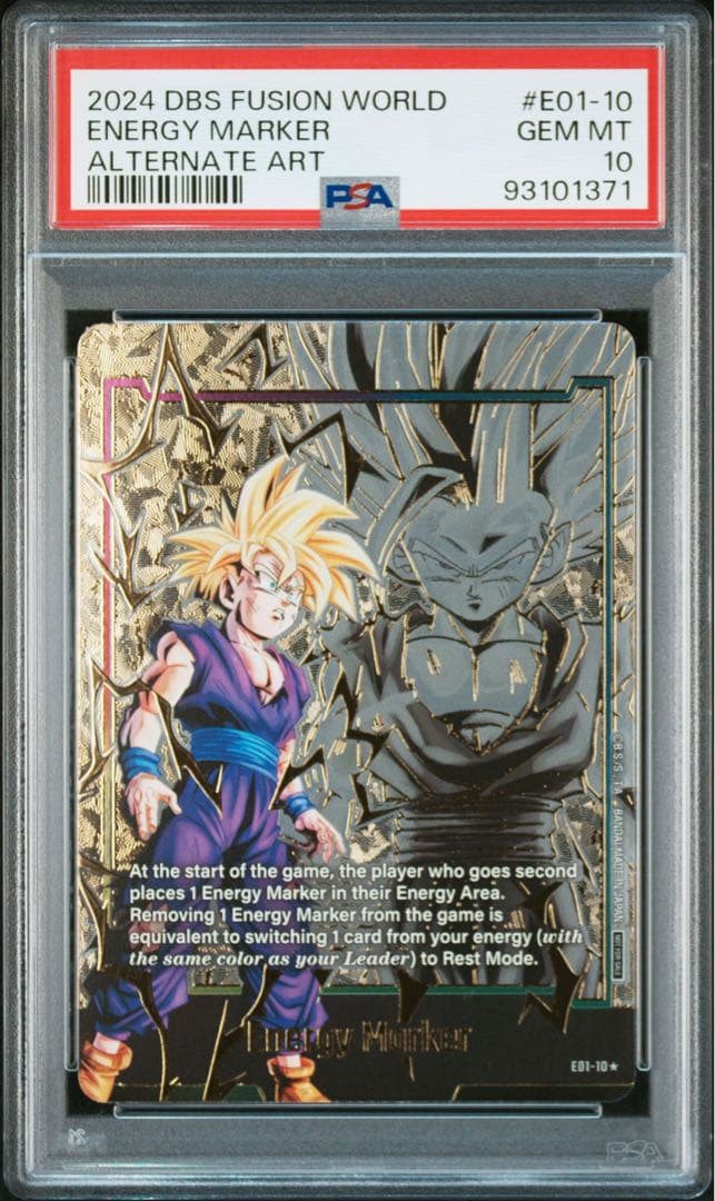 フュージョンワールド　孫悟飯　エナジーマーカー　英語　PSA10 ②