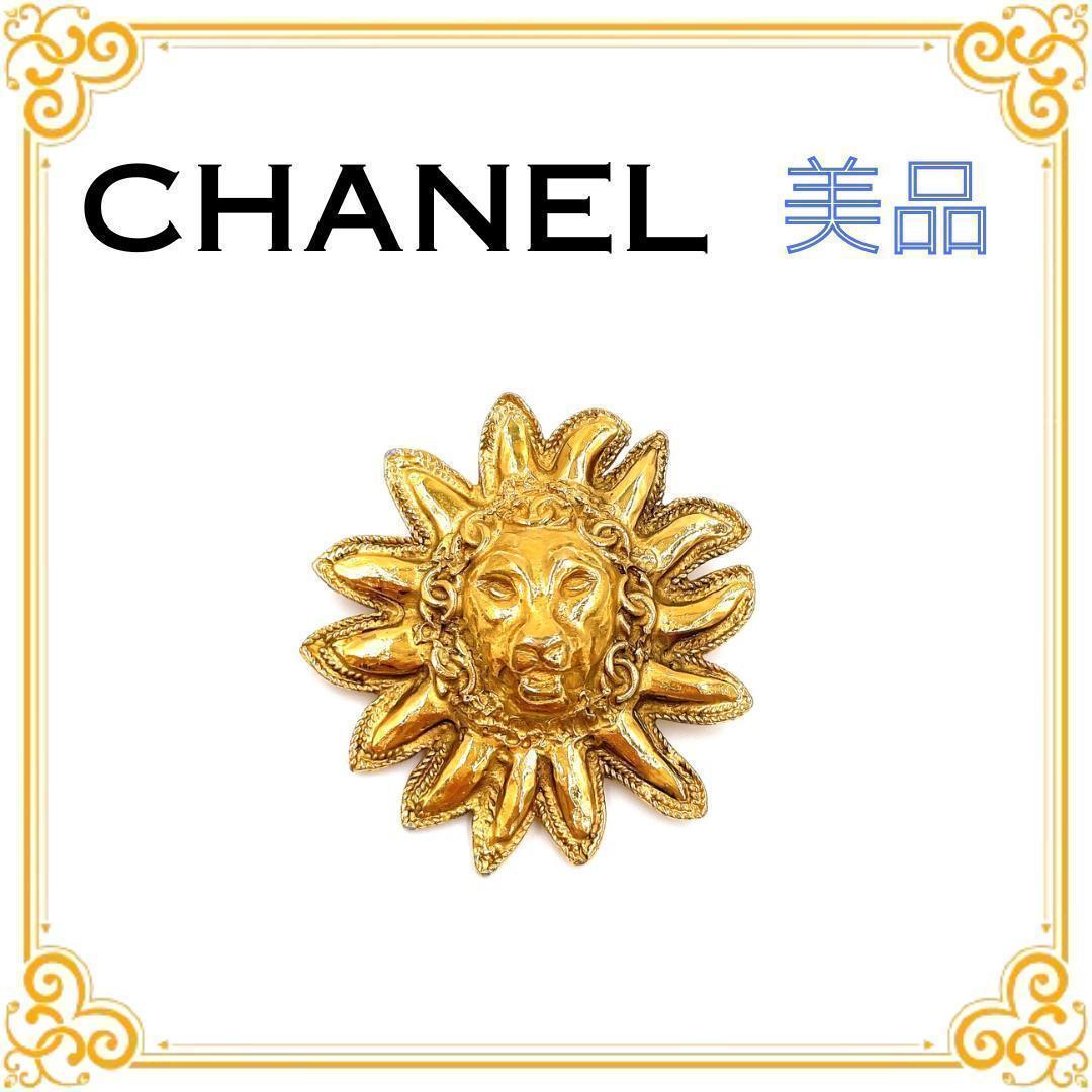 ✨️美品✨️ シャネル ライオン ヴィンテージ ブローチ レディース ゴールド