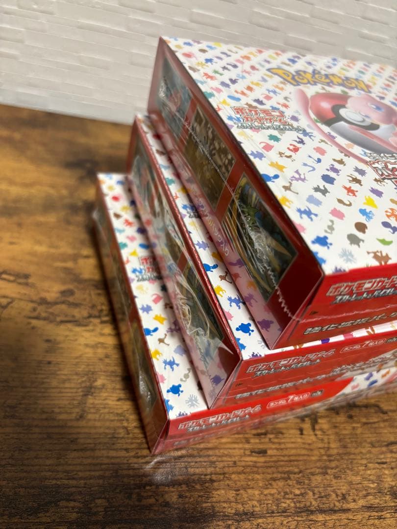 ポケカ未開封BOXシュリンク付7BOX、ブレイカー 151.ロケット団、バイオ