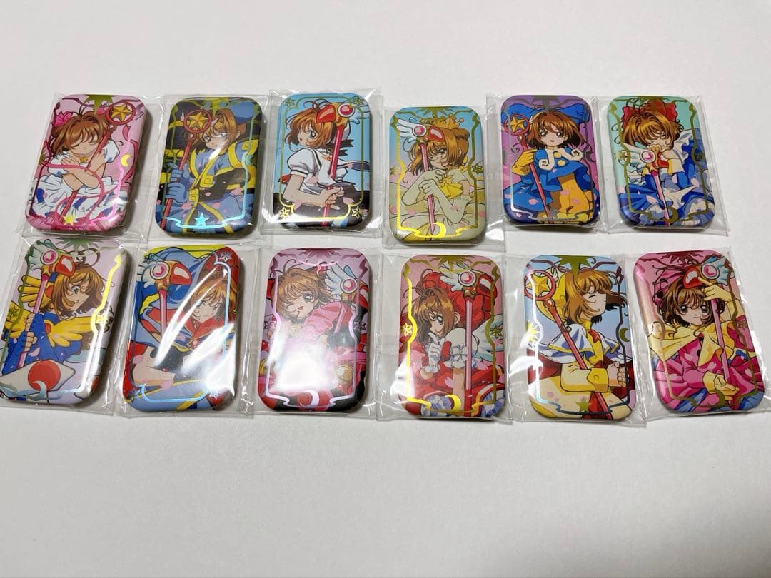 カードキャプターさくら スクエア　缶バッジ　コレクション　コンプリートBOX