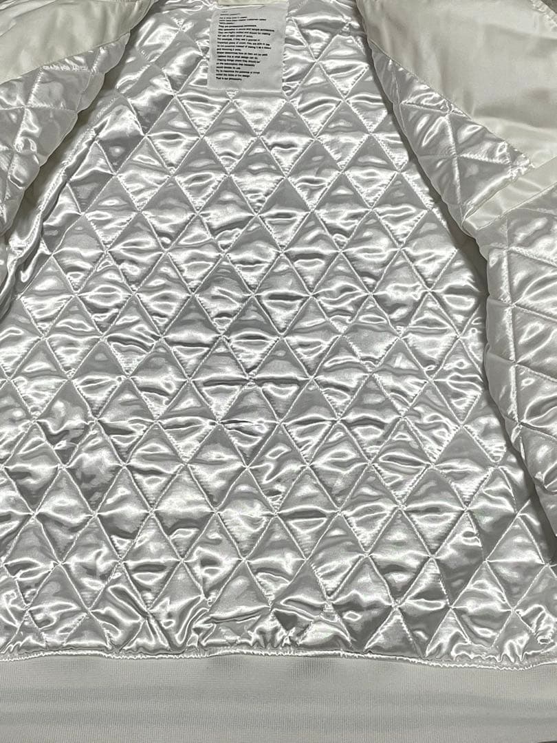 WTAPS TEAM JACKET. WHITE HERALDRY スタジャン