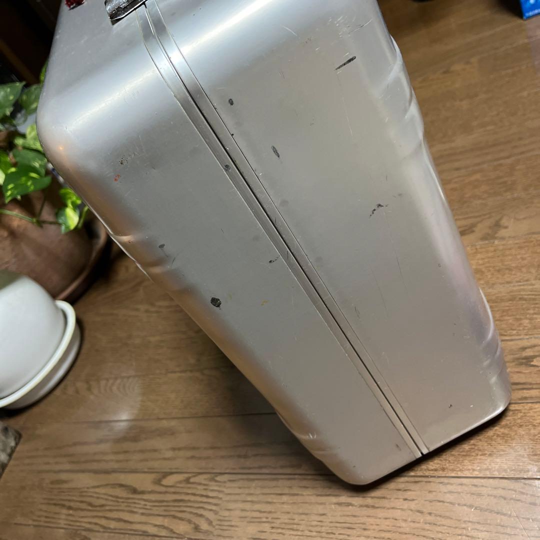 素敵な内装【鍵つき】レア大型赤ハリバートンゼロハリバートンビンテージスーツケース
