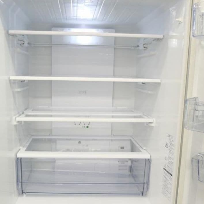 【外観美品】'20年製AQUA 355L冷蔵庫 AQR36JW ホワイト
