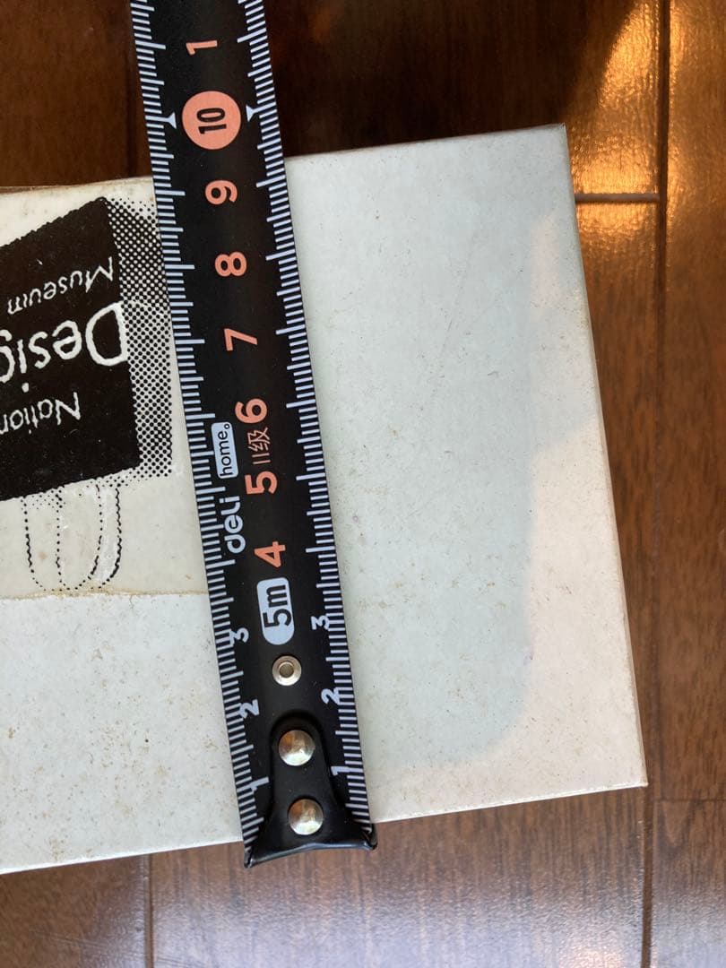 National Design museum 陶器　ボックス　小物入　青白　四角