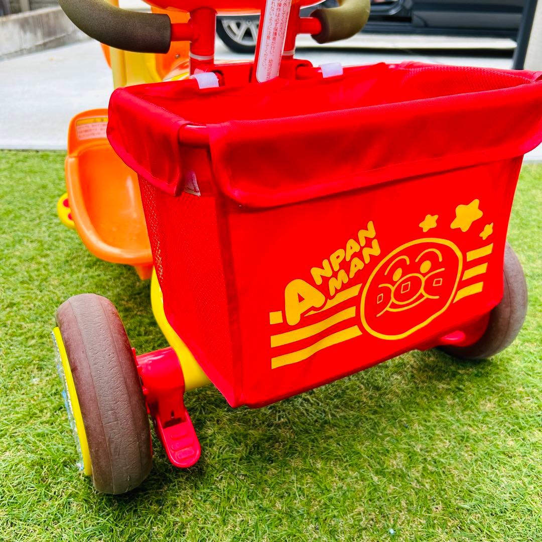 アンパンマン 三輪車 それいけ！アンパンマン デラックスII レッド 赤