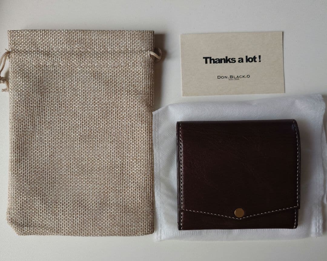 あ*こ様 コンパクトウォレットD-CW02/バッカス/ブラウン