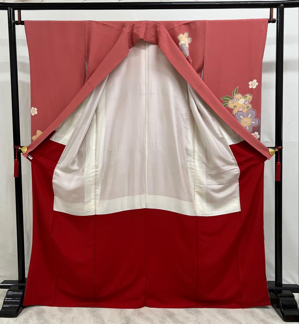 振り袖　フルセット　長襦袢付　成人式　振袖　パーティー　金彩加工　634