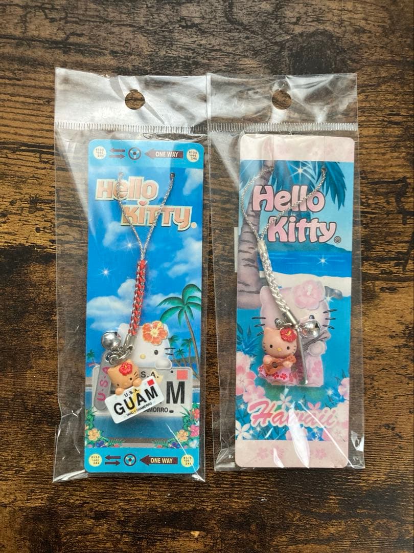 ハローキティ ストラップセット グアムとハワイ