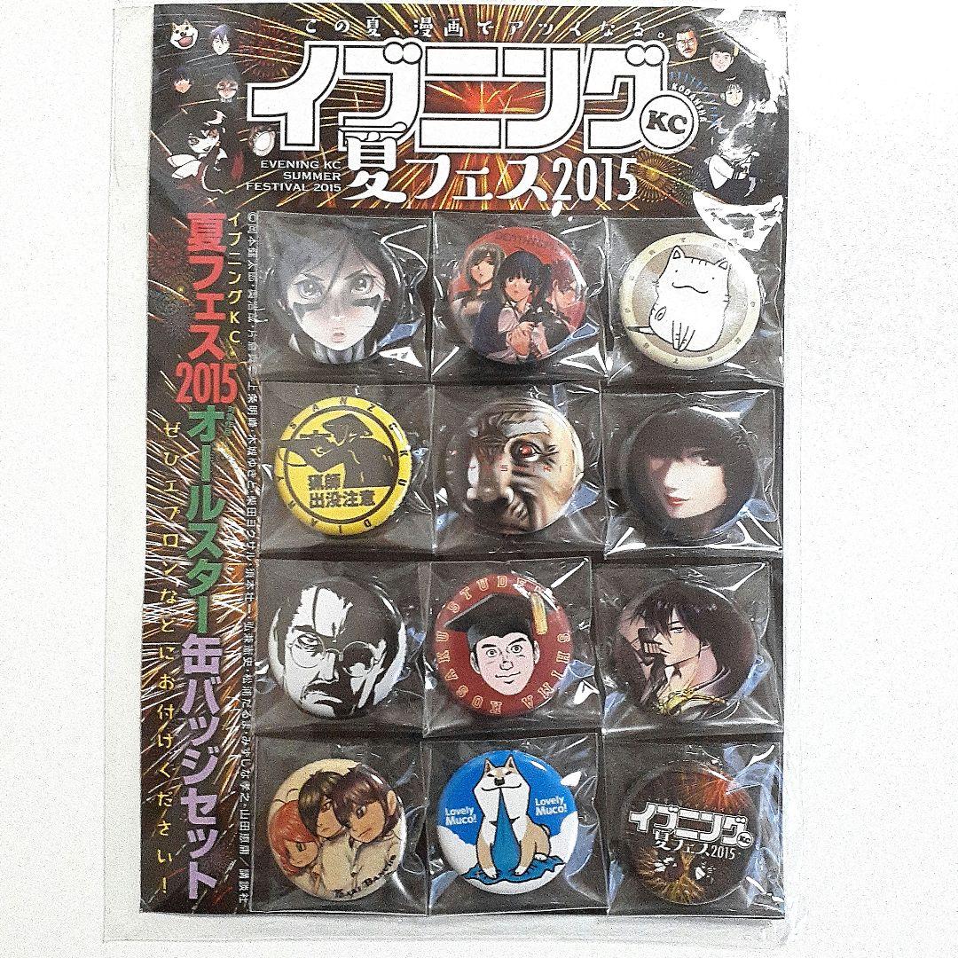 イブニング 夏フェス 2015 抽選 50名 限定 缶バッジ セット