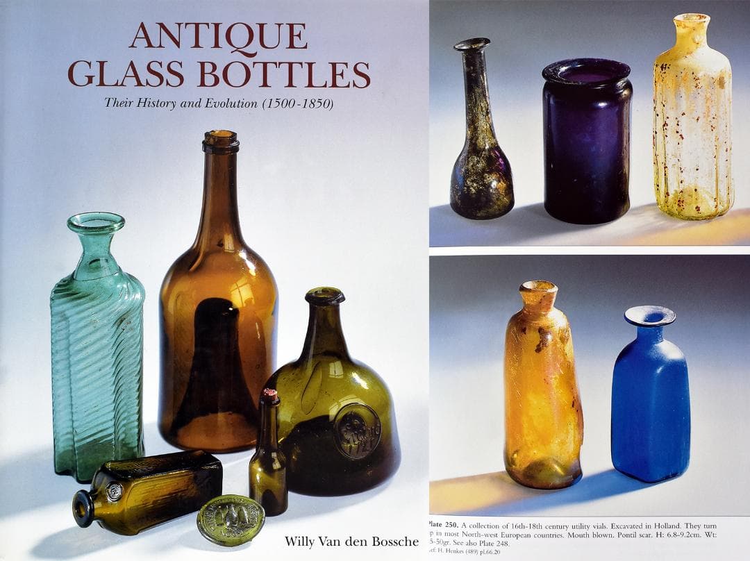 17-18世紀 中世 欧州 ヨーロッパ ガラス瓶 ボトル / 古道具 工芸