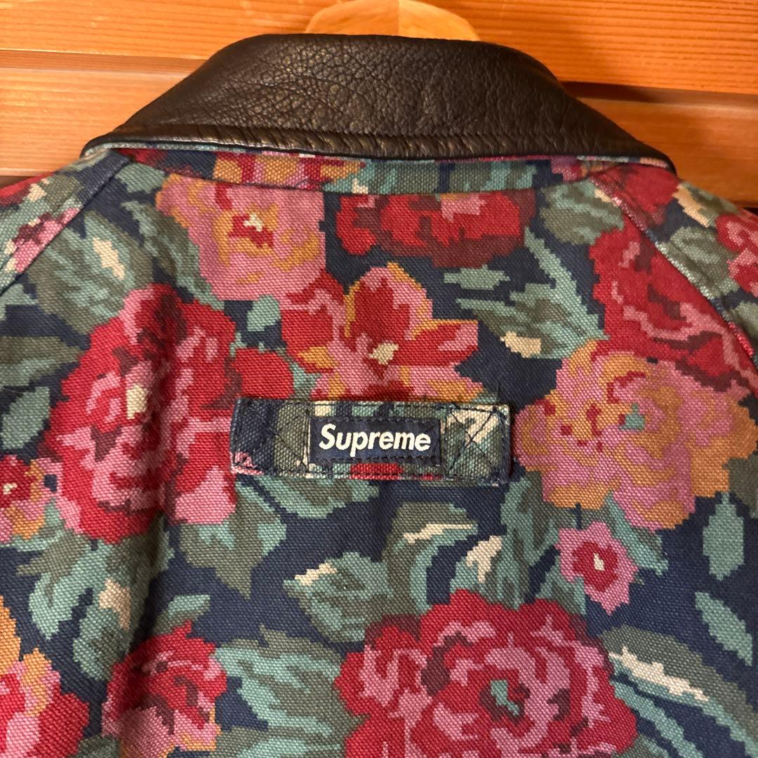 supreme Leather Collar Work Jacket Sサイズ