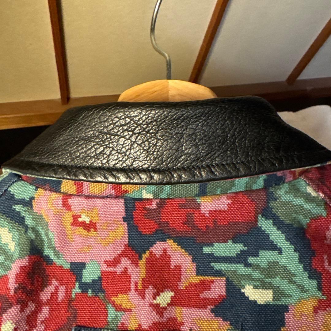 supreme Leather Collar Work Jacket Sサイズ