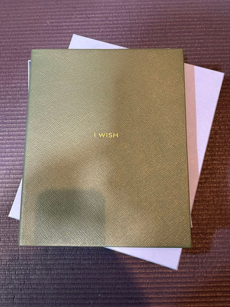 未使用品 スマイソン Smythson Portobello ノート グリーン