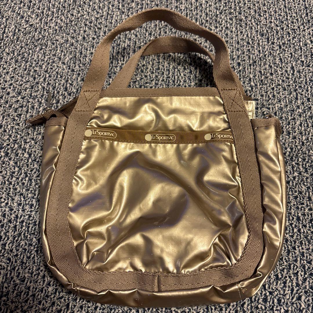 レスポートサックゴールド ショルダーバッグ