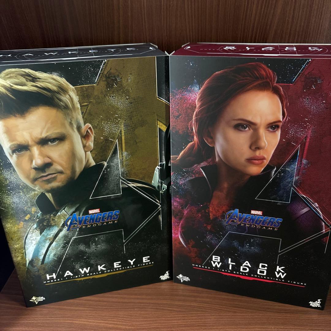ホットトイズ ブラックウィドウ & ホークアイ(2体セット) / エンドゲーム