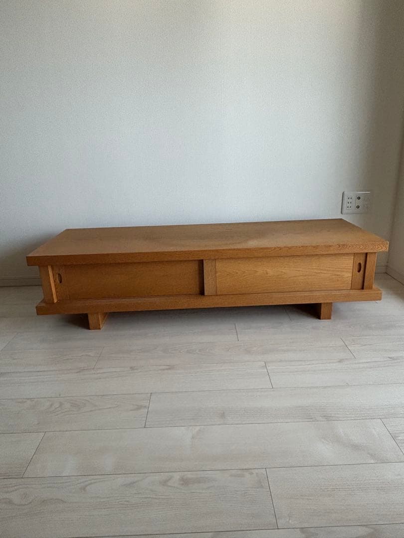 連休お値下げ！！　天然木　ナラ材　TVボード　日本製